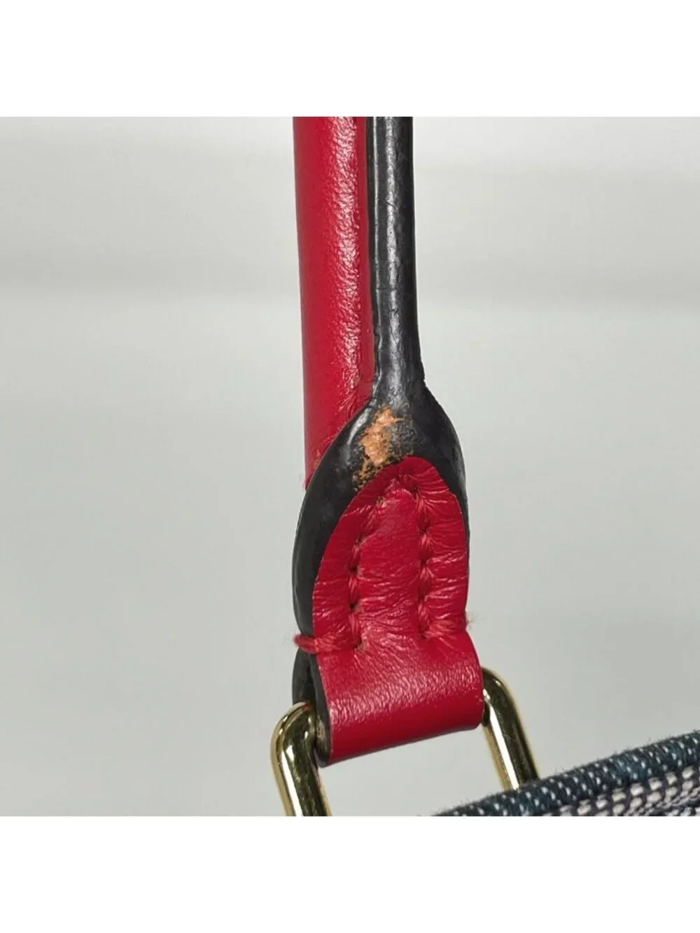 Louis Vuitton On The Go GM Handbag 2-Way Monogram Denim Blue